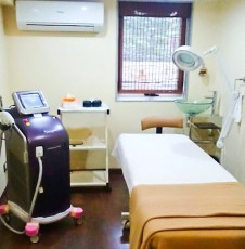 Pain free diode laser for hair reduction
